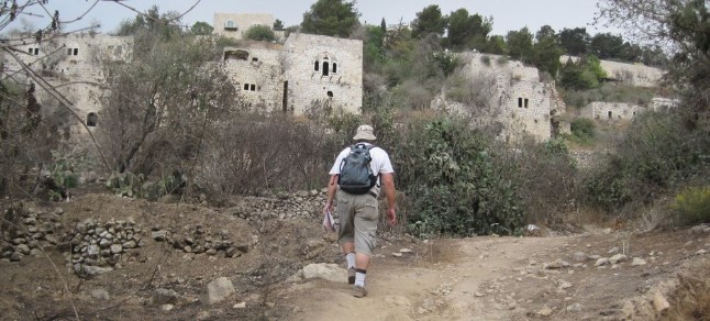 Climbing into Lifta