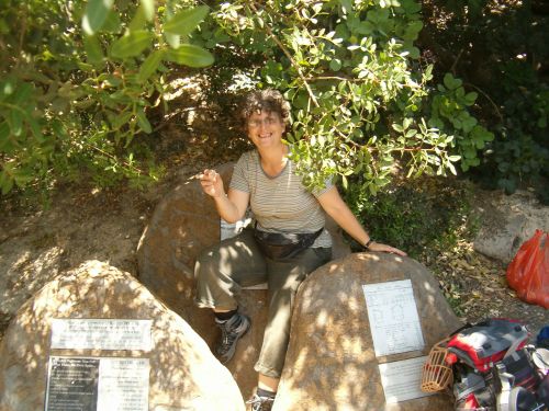 Finding the rock at Tel Hai