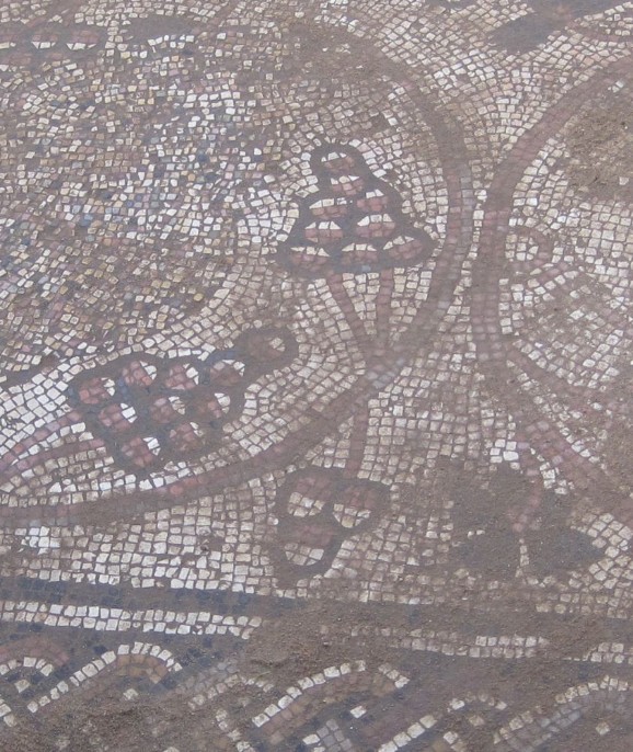 Close up of mosaic