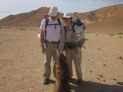 Don Diana and Taffy in Nachal Zoogan (נחל זוגן)