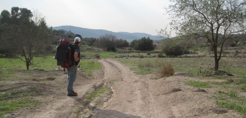 Don looking over the Bet Shemesh Hills national park