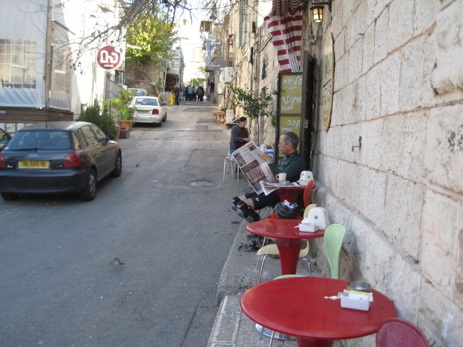 cafe in Ein Kerem