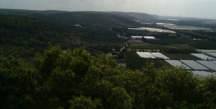 View looking south towards Hadera.