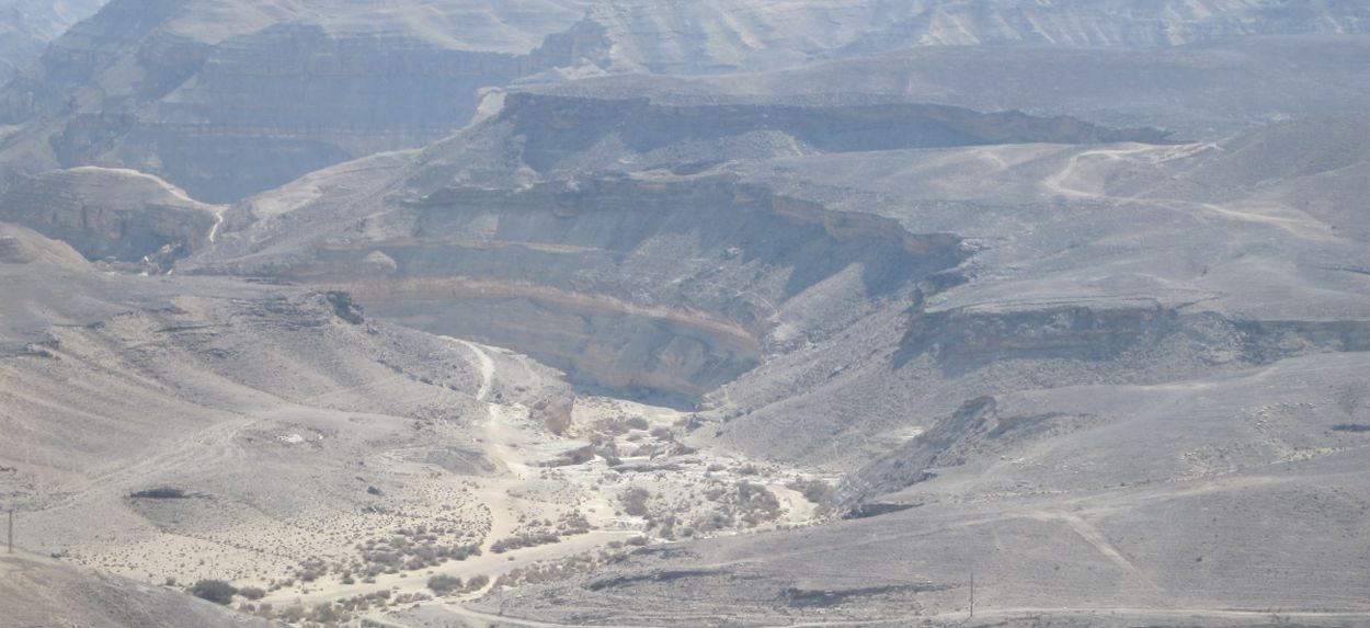 Looking back at Ma'ale Palmach ( מעלה פלמח)