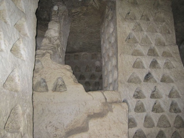 Ancient underground dovecote or columbaria which was used by Bar Kochba as a secret meeting place during the Bar Kochba rebellion against Rome.