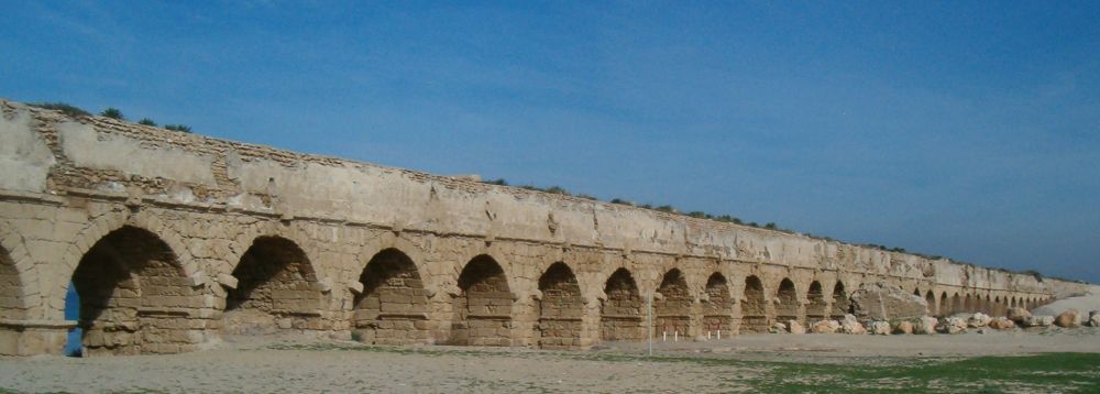 Roman aquaduct north of Caesarea