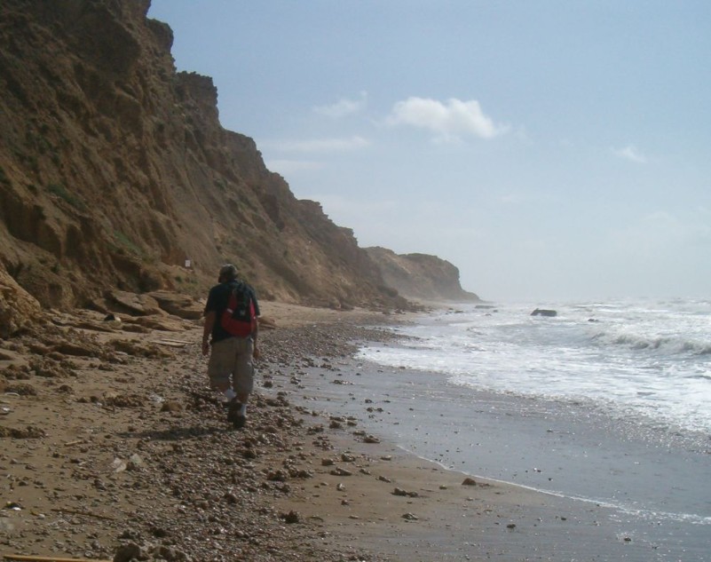 Lonely beach south of Netanyia