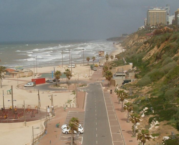 Looking north from Netanyia