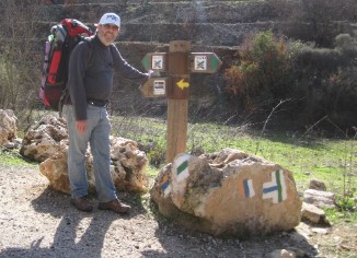 On the Israel trail again after finishing the Jerusalem Trail loop