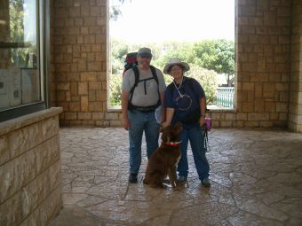 Starting the Israel Trail at Beit Usshiskin