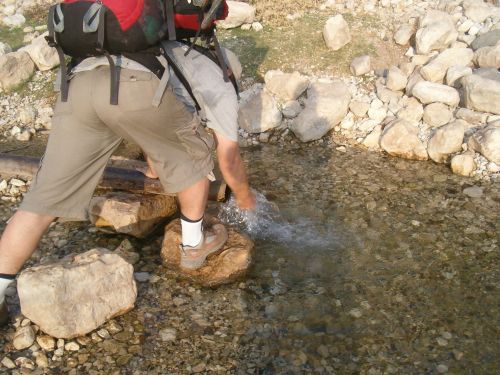 Don at spring at base of Mount Arbel