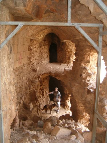 Don and Taffy in the Druze Castle 