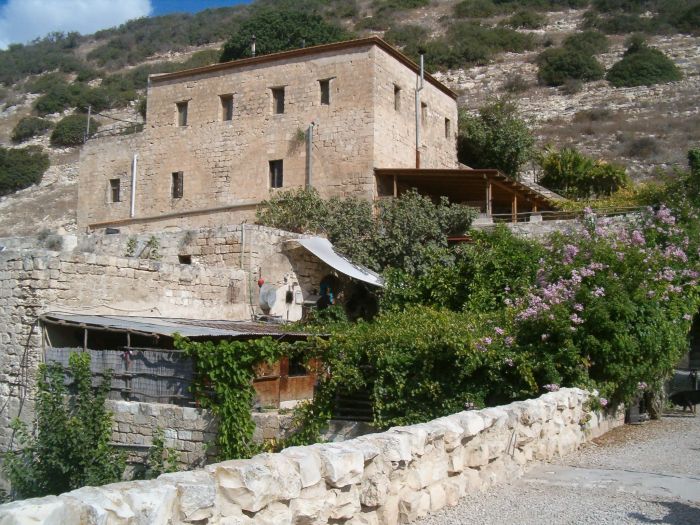 Old mill house in Tzipori Vale now a B&B