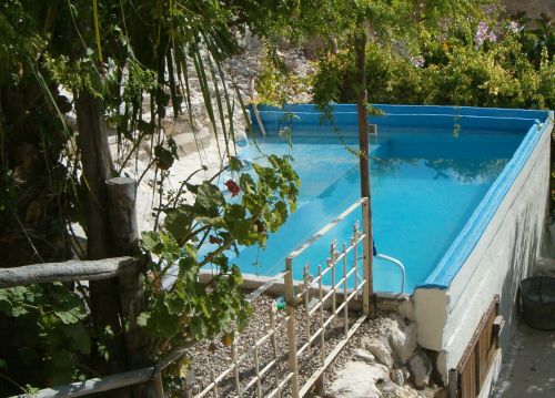 Little swimming pool at the old mill house.